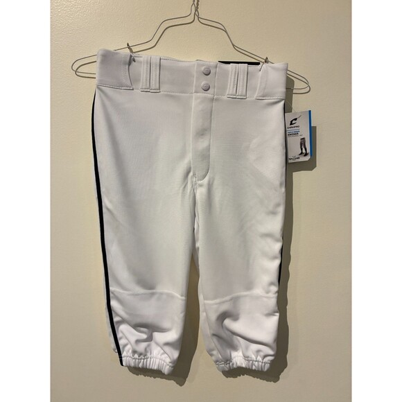 NWT Champro White Triple Crown Knicker Premium Baseball Pant - Youth L - Picture 1 of 5